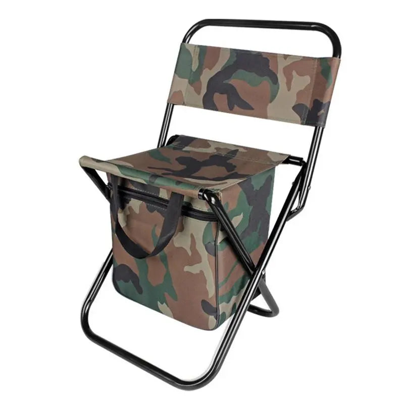 3 in 1 Foldable Camping Chair, Portable Camping Chair with Storage Bag, Outdoor Furniture for Camping, Fishing, Hiking, Picnic
