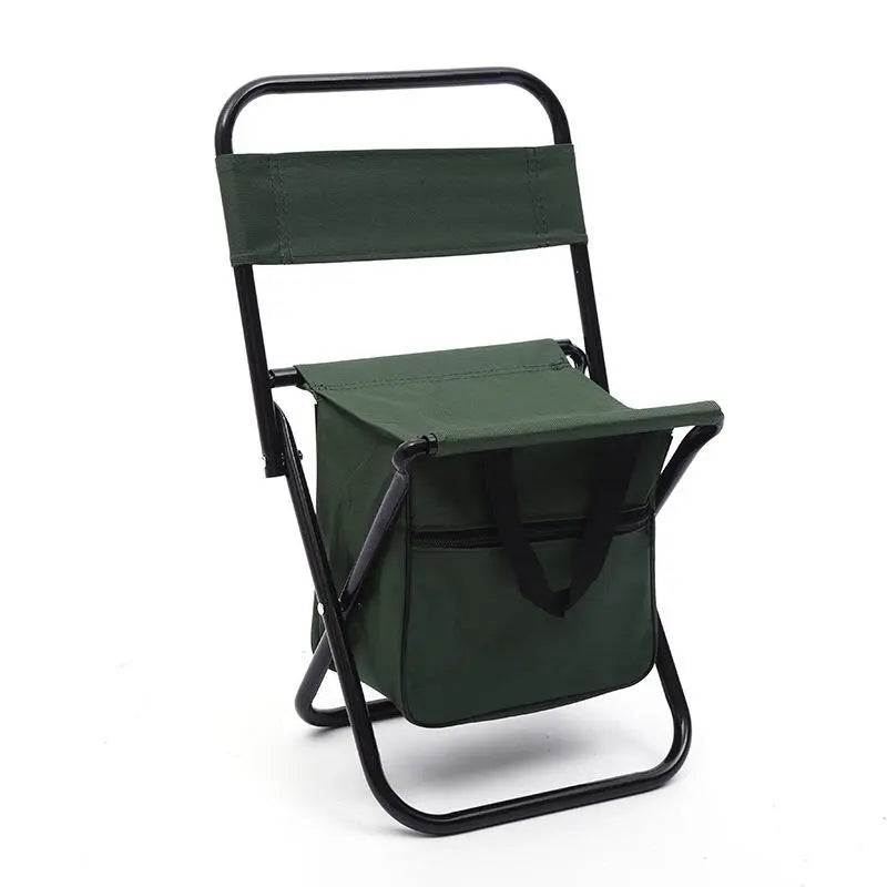 3 in 1 Foldable Camping Chair, Portable Camping Chair with Storage Bag, Outdoor Furniture for Camping, Fishing, Hiking, Picnic
